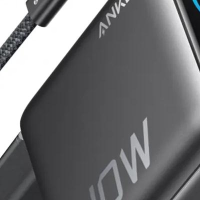 شاحن انكر بقوة 140 واط بأربعة منافذ مع كابل USB-C