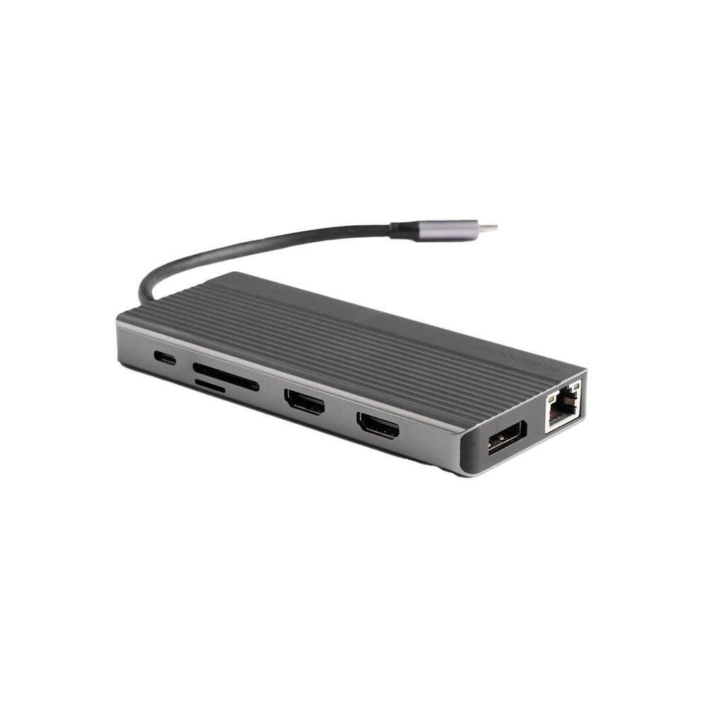 باور لوجي 13 في 1 USB-C Hub 4K HDMI تايب-سي إيثرنت PD 100W